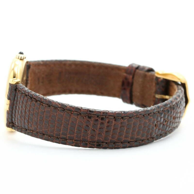 【仮】カルティエ【CARTIER】マストヴァンドーム-レディースレッドシルバー925/金メッキ腕時計時計MUSTVENDOMEREDGF【中古】