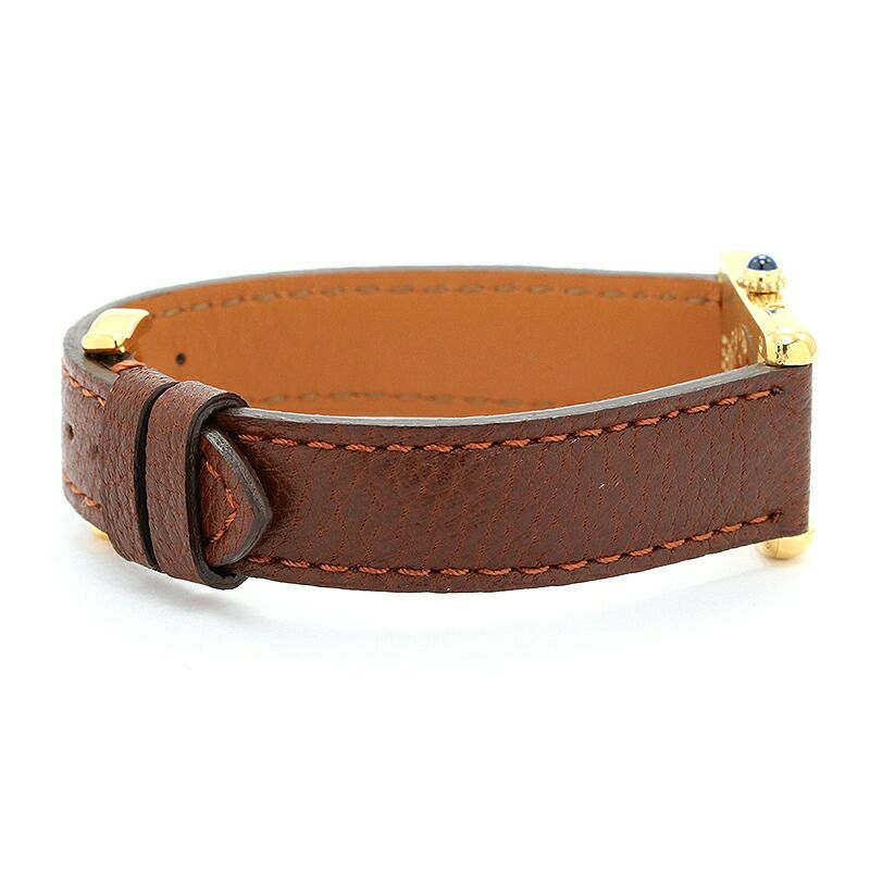 【仮】カルティエ【CARTIER】マストタンクヴェルメイユW1003053レディースアイボリーシルバー925/イエローゴールドメッキ腕時計時計MUSTTANKVERMEILIVORYGF【中古】