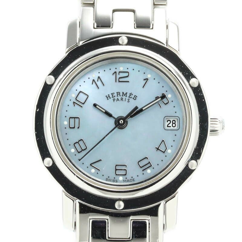 中古】HERMES CLIPPER NACRE エルメス クリッパーナクレ CL4.210  