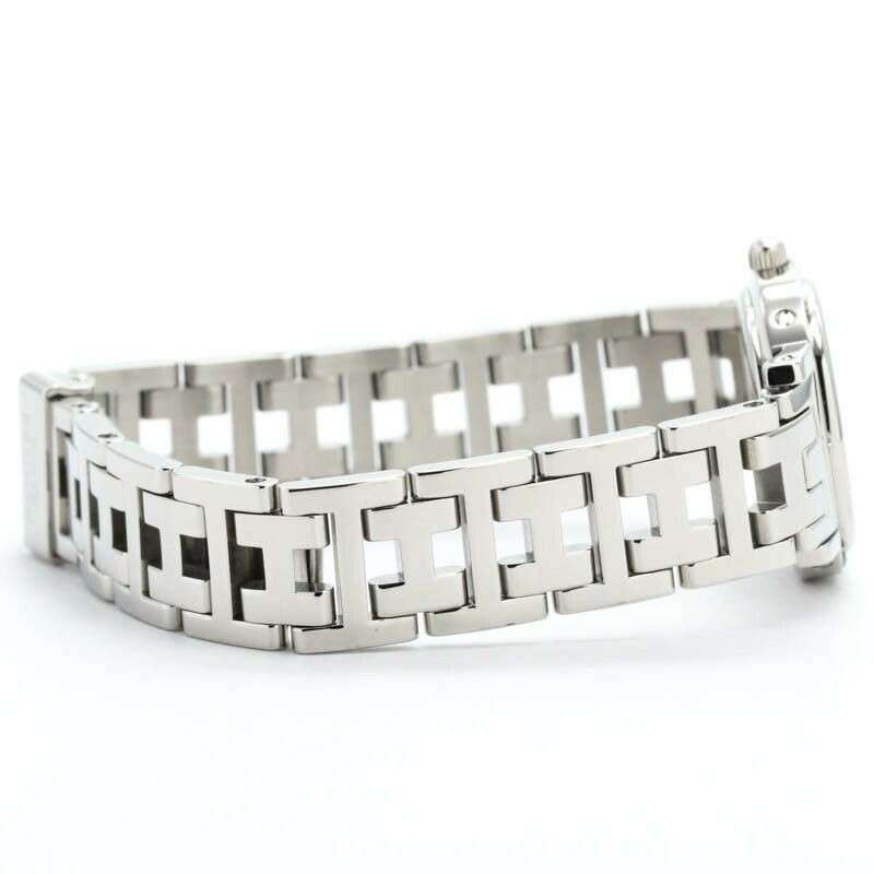 【仮】エルメス【HERMES】クリッパーナクレCL4.210レディースブルーシェルステンレススティール腕時計時計CLIPPERNACREBLUESHELLSS【中古】