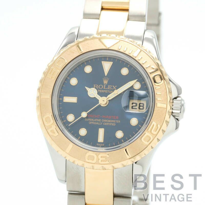 【仮】ロレックス【ROLEX】ヨットマスター169623ボーイズブルーK18イエローゴールド/ステンレススティール腕時計時計YACHT-MASTERBLUEK18YG/SS【中古】
