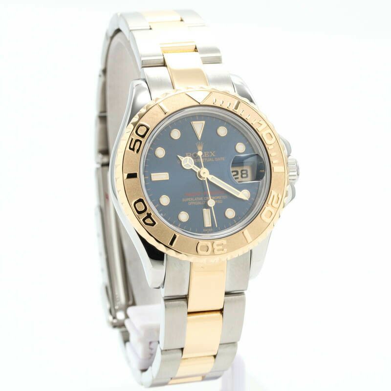 【仮】ロレックス【ROLEX】ヨットマスター169623ボーイズブルーK18イエローゴールド/ステンレススティール腕時計時計YACHT-MASTERBLUEK18YG/SS【中古】