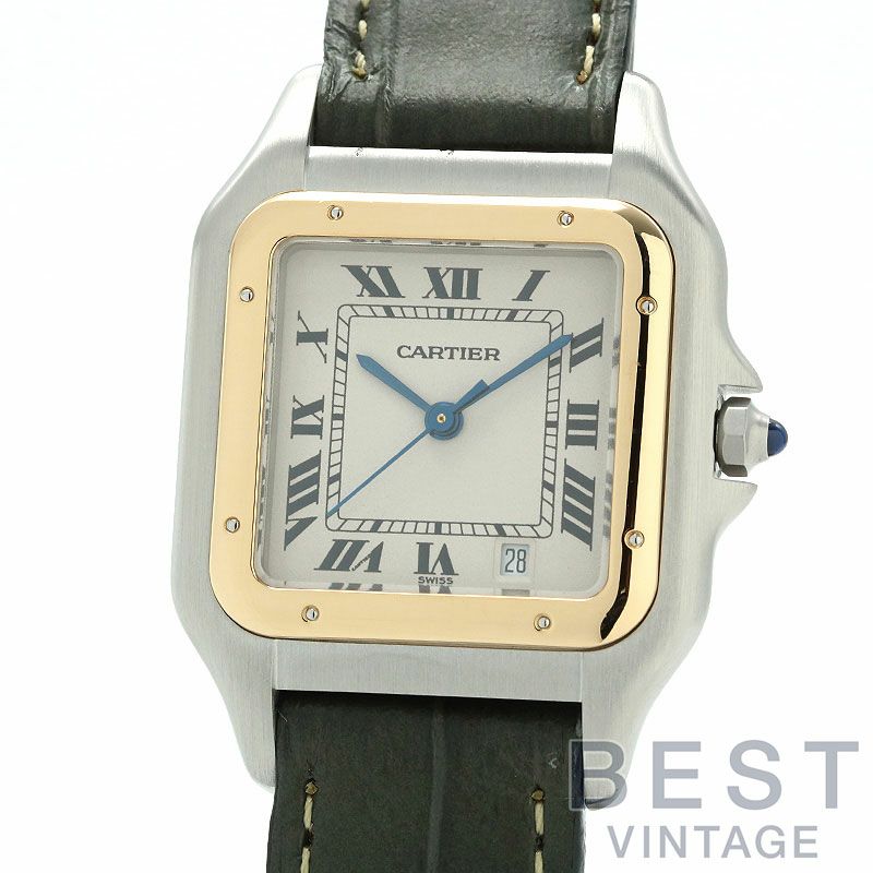 【仮】カルティエ【CARTIER】パンテールクラシック＆フィガロウォッチSM/パンテールSMW250285AレディースアイボリーK18イエローゴールド/ステンレススティール腕時計時計PANTHERECLASSIC＆FIGAROWATCHMM/PANTHEREMMIVORYK18YG/SS【中古】