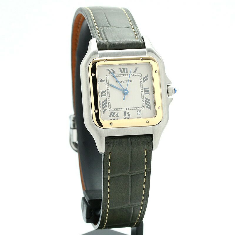 【仮】カルティエ【CARTIER】パンテールクラシック＆フィガロウォッチSM/パンテールSMW250285AレディースアイボリーK18イエローゴールド/ステンレススティール腕時計時計PANTHERECLASSIC＆FIGAROWATCHMM/PANTHEREMMIVORYK18YG/SS【中古】