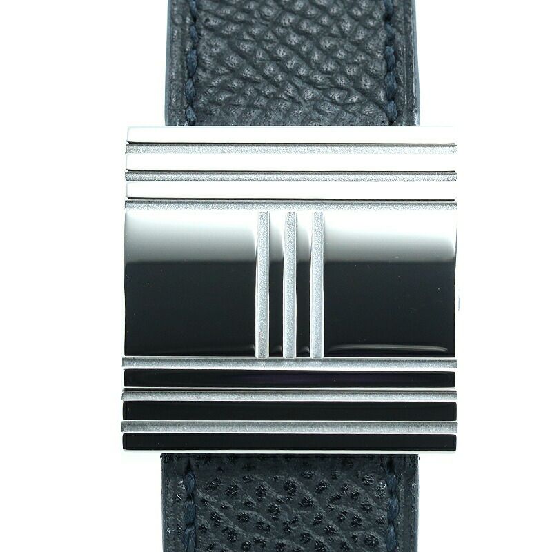 【仮】エルメス【HERMES】グリザードGL1.150レディースブラックステンレススティール腕時計時計GRISARDBLACKSS【中古】