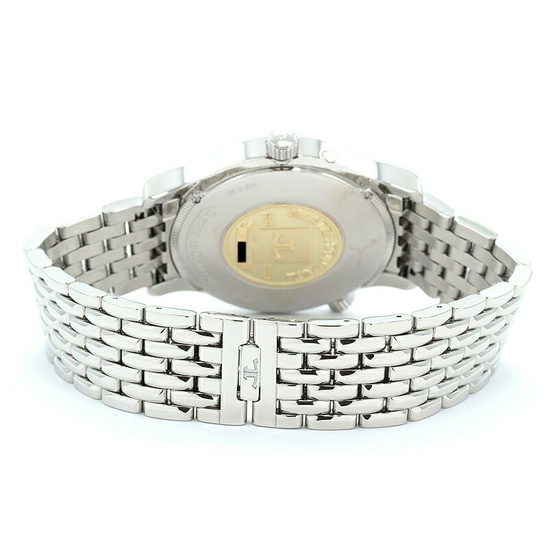 【仮】ジャガールクルト【JAEGER-LECOULTRE】マスタージオグラフィークQ1428120(142.8.92)メンズシルバーステンレススティール腕時計時計MASTERGEOGRAPHICSILVERSS【中古】