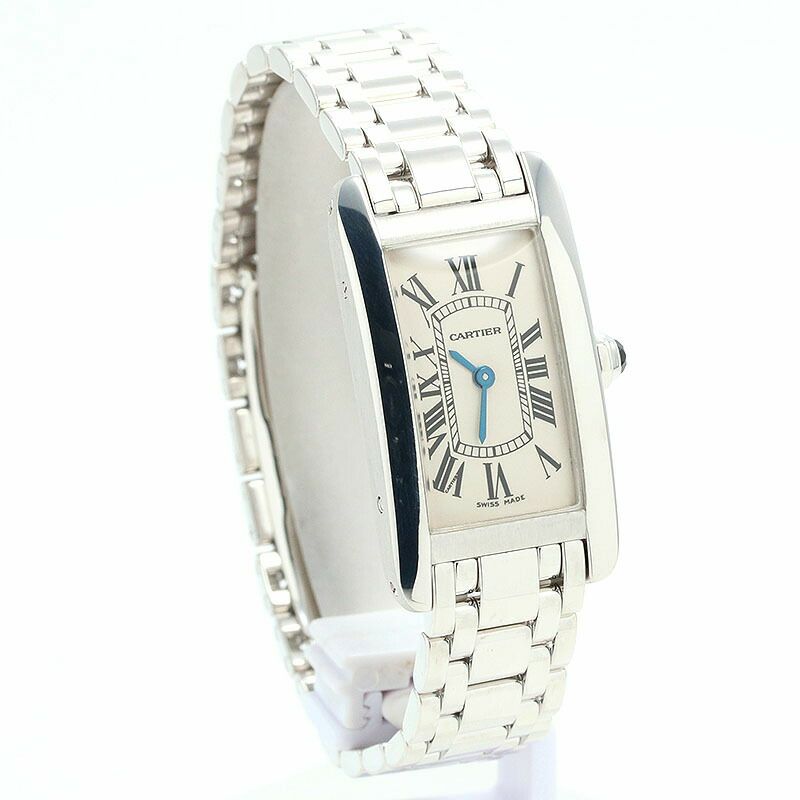 【中古】CARTIER  TANK AMERICAINE WATCH SMALL MODEL  カルティエ タンク アメリカン ウォッチ SM / タンクアメリカンSM W26019L1