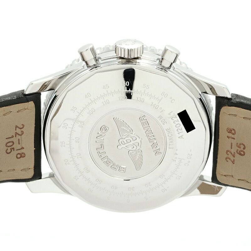 【仮】ブライトリング【BREITLING】ナビタイマーコスモノートA12022.1メンズブラックステンレススティール腕時計時計NAVITIMERCOSMONAUTEBLACKSS【中古】