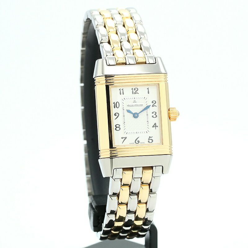 【仮】ジャガー・ルクルト【JAEGERLECOULTRE】レベルソデュエット266.5.44(Q266511F)レディースシルバー/ホワイトシェルK18イエローゴールド/ステンレススティール腕時計時計REVERSODUETTOSILVER/WHITESHELLK18YG/SS【中古】