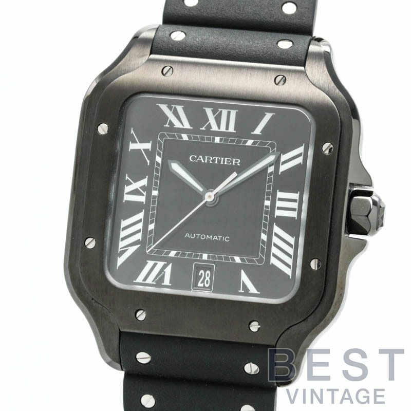 中古】CARTIER SANTOS DE CARTIER WATCH LM カルティエ サントス ドゥ