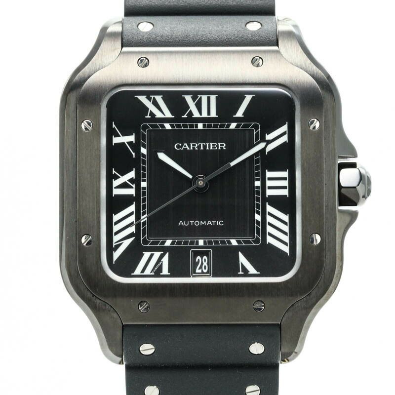 中古】CARTIER SANTOS DE CARTIER WATCH LM カルティエ サントス ドゥ  