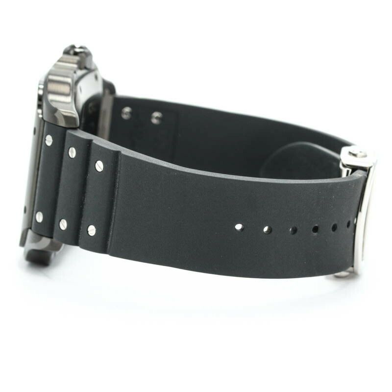 【仮】カルティエ【CARTIER】サントスドゥカルティエウォッチLMWSSA0039メンズブラックステンレススティール(ADLC加工)腕時計時計SANTOSDECARTIERWATCHLMBLACKSS(ADLC)【中古】