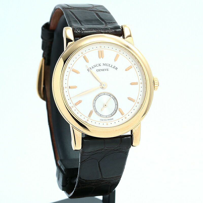 【仮】フランクミュラー【FRANCKMULLER】ラウンドクラシック1900S6メンズシルバーK18イエローゴールド腕時計時計ROUNDCLASSICSILVERK18YG【中古】