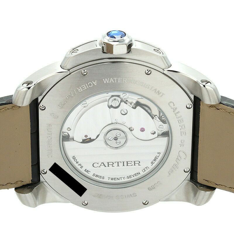 【仮】カルティエ【CARTIER】カリブルドゥカルティエウォッチLMW7100039メンズシルバーK18ピンクゴールド/ステンレススティール腕時計時計CALIBREDECARTIERWATCHLMSILVERK18PG/SS【中古】