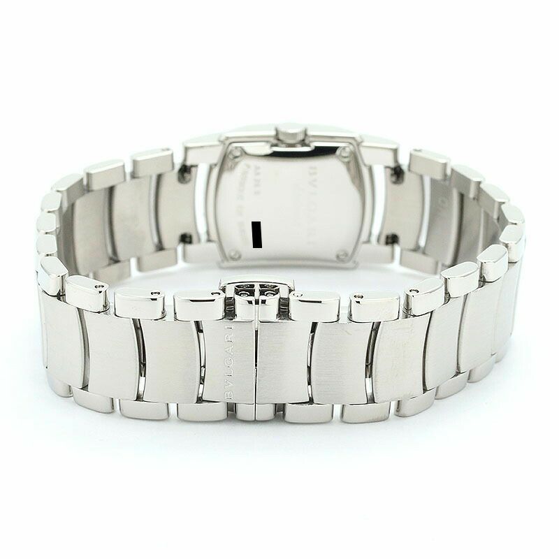 【仮】ブルガリ【BVLGARI】アショーマDAA26Sレディースブラックステンレススティール腕時計時計ASSIOMADBLACKSS【中古】