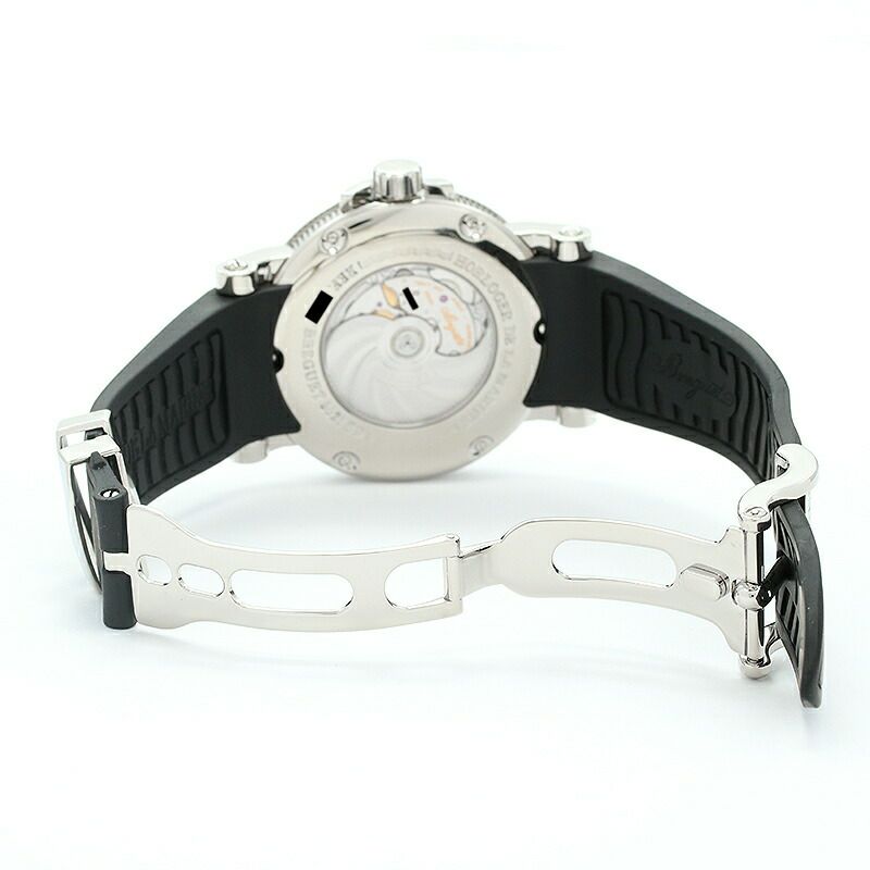 【仮】ブレゲ【BREGUET】マリーンGMT5857ST/12/5ZUメンズシルバーステンレススティール腕時計時計MARINEGMTSILVERSS【中古】