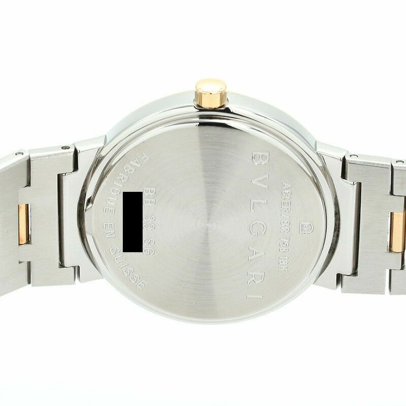 BVLGARI BB 33 SGLD 18K YG/SS Brand New Beautiful Unisex