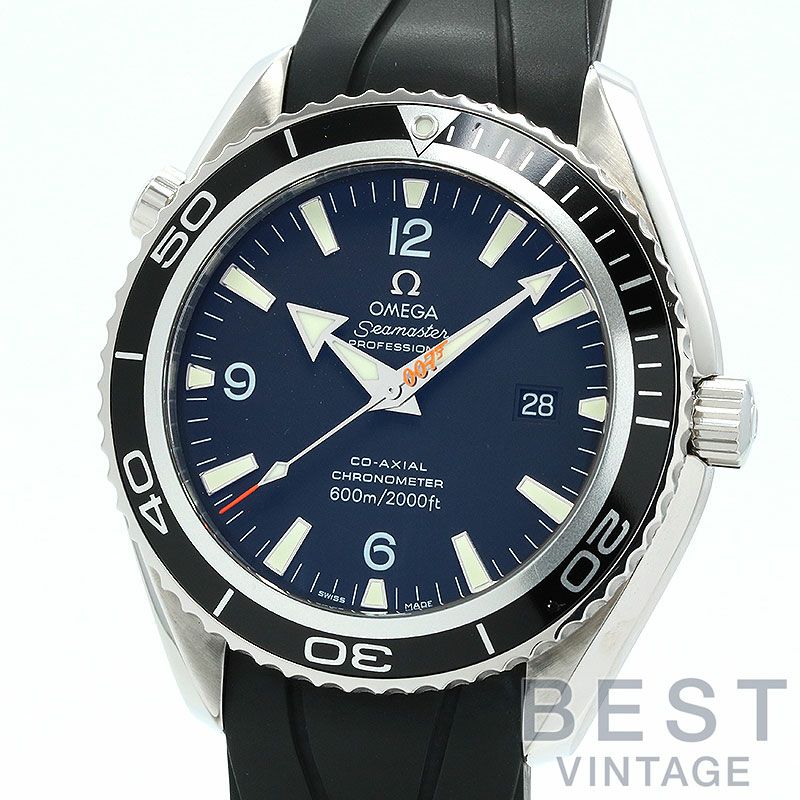 【仮】オメガ【OMEGA】シーマスタープラネットオーシャン007カジノロワイヤル5007本限定2907.50.91メンズブラックステンレススティール腕時計時計SEAMASTERPLANETOCEAN007CASINOROYALELIMITADEDITIONBLACKSS【中古】