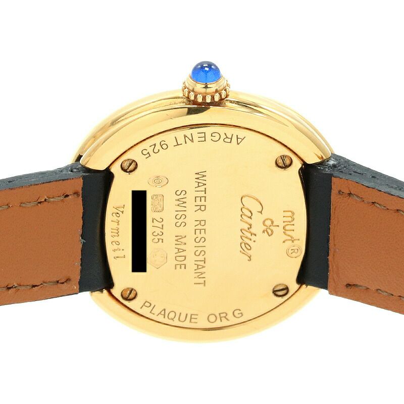 【仮】カルティエ【CARTIER】マストトリニティウォッチW1010644レディースシルバーシルバー925(イエローゴールドメッキ)腕時計時計MUSTTRINITYWATCHSILVERSV925(YGメッキ)【中古】