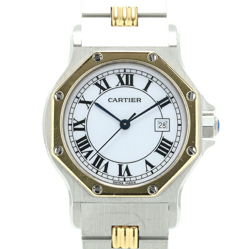中古】CARTIER SANTOS RONDE WATCH LARGE MODEL / SANTOS