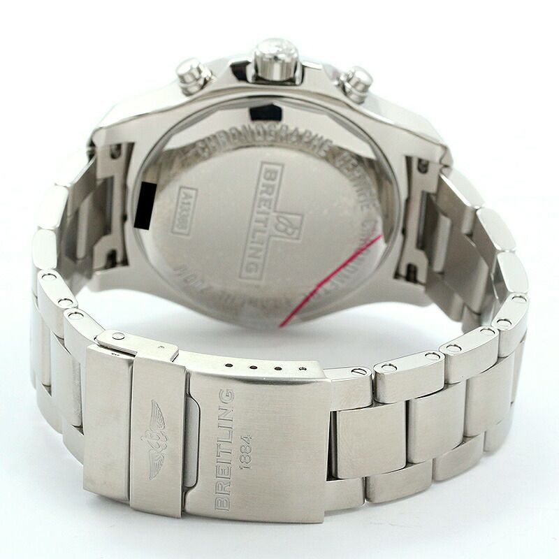 【仮】ブライトリング【BREITLING】コルトクロノグラフオートマチックA13388(A181B83PCS)メンズブラック/シルバーステンレススティール腕時計時計COLTCHRONOGRAPHAUTOMATICBLACK/SILVERSS【中古】