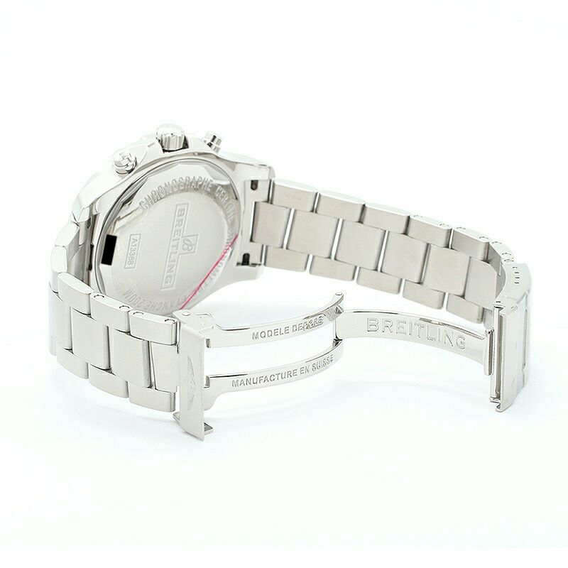 【仮】ブライトリング【BREITLING】コルトクロノグラフオートマチックA13388(A181B83PCS)メンズブラック/シルバーステンレススティール腕時計時計COLTCHRONOGRAPHAUTOMATICBLACK/SILVERSS【中古】