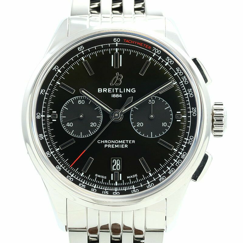 【中古】BREITLING  PREMIER B01 CHRONOGRAPH 42 BRITISH RACING GREEN  ブライトリング プレミエ B01 クロノグラフ 42 ベントレー ブリティッシュ・レーシング・グリーン AB0118A11L1A1