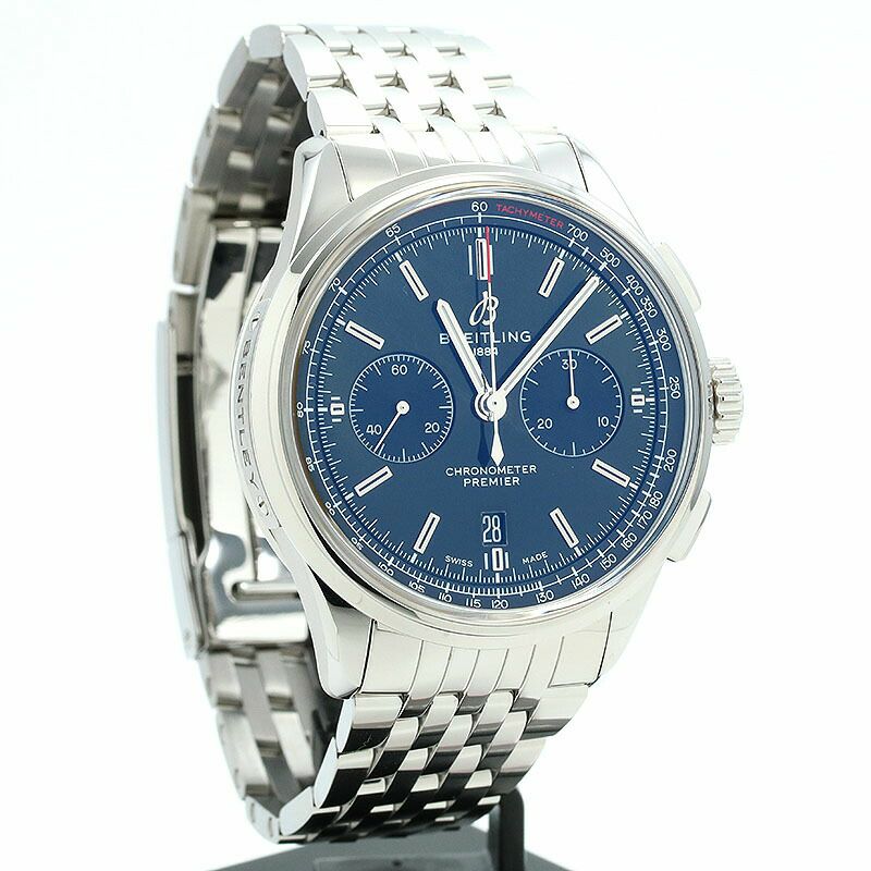 【中古】BREITLING  PREMIER B01 CHRONOGRAPH 42 BRITISH RACING GREEN  ブライトリング プレミエ B01 クロノグラフ 42 ベントレー ブリティッシュ・レーシング・グリーン AB0118A11L1A1
