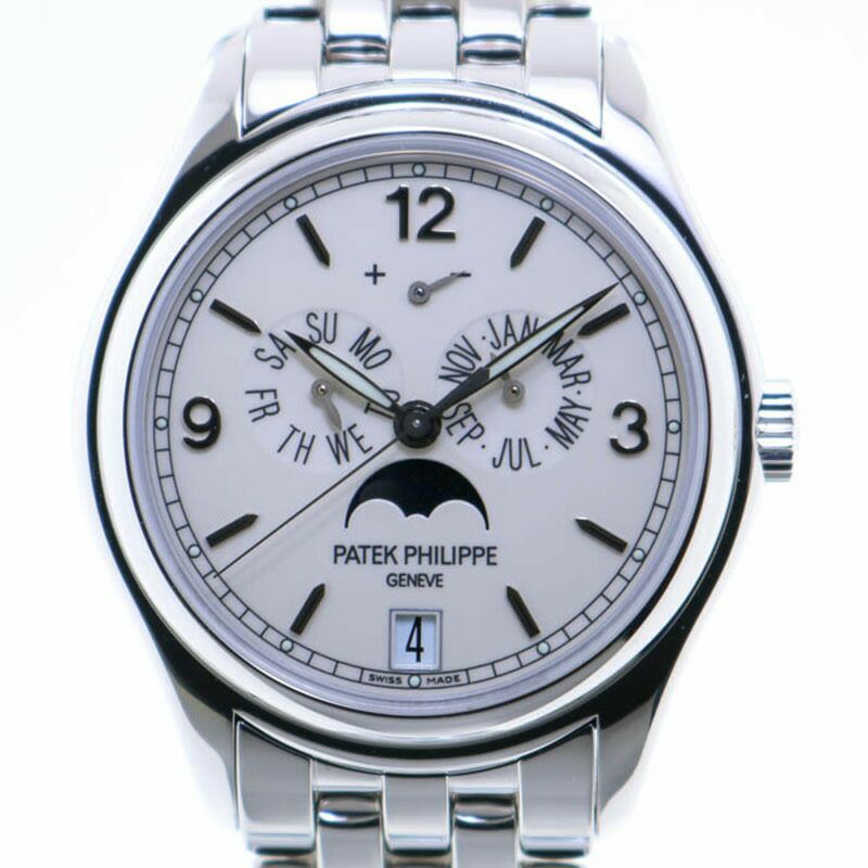 【仮】パテック・フィリップ【PATEKPHILIPPE】アニュアルカレンダー5146/1G-001メンズホワイトK18ホワイトゴールド腕時計時計ANNUALCALENDARWHITEK18WG【中古】
