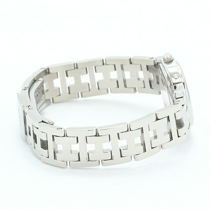 【仮】エルメス【HERMES】クリッパーナクレCL4.230レディースブルーシェルステンレススティール腕時計時計CLIPPERNACREBLUESHELLSS【中古】