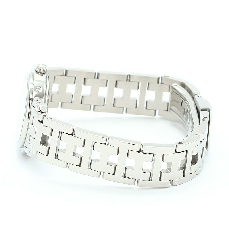 【仮】エルメス【HERMES】クリッパーナクレCL4.230レディースブルーシェルステンレススティール腕時計時計CLIPPERNACREBLUESHELLSS【中古】