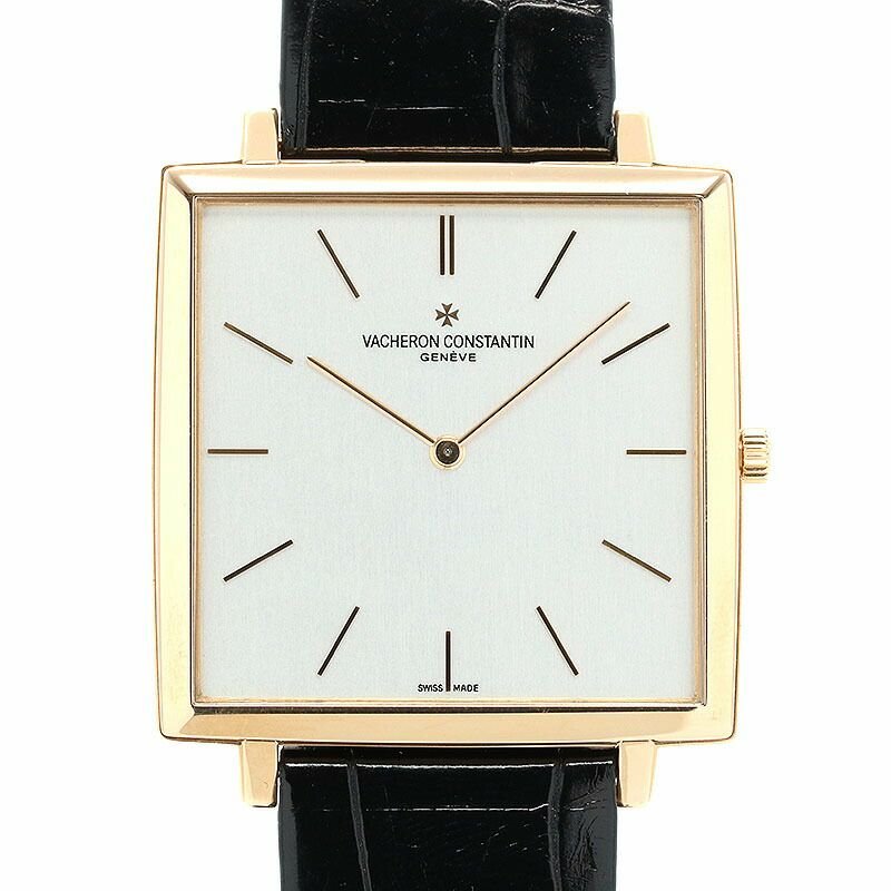 【仮】ヴァシュロンコンスタンタン【VACHERONCONSTANTIN】ヒストリークエクストラフラット196843043/000R-9592メンズシルバー18Kローズゴールド腕時計時計HISTORIQUEULTRA-FINE1968SILVERK18RG【中古】