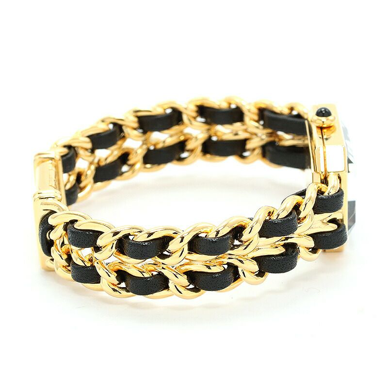 【仮】シャネル【CHANEL】プルミエールMサイズH0001レディースブラック金メッキ腕時計時計PREMIEREMEDIUMSIZEBLACKGF【中古】