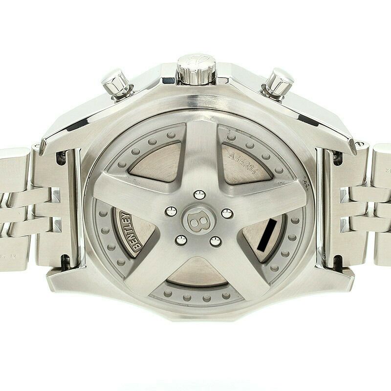 【仮】ブライトリング【BREITLING】ベントレー6.75スピードA44364(A444B59SP)メンズブラックステンレススティール腕時計時計BENTLEY6.75SPEEDBLACKSS【中古】