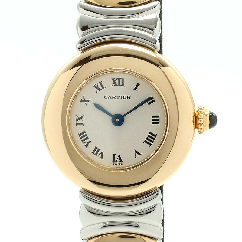 【仮】カルティエ【CARTIER】クドレコリゼウォッチSM/コリゼSMW40001F2レディースアイボリーK18イエローゴールド腕時計時計COUDREECOLISEEWATCHSMALLMODELIVORYK18YG【中古】