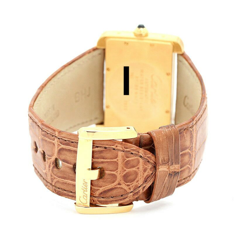 中古】CARTIER TANK DIVAN WATCH LARGE MODEL カルティエ タンク 