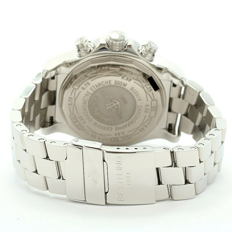 【仮】ブライトリング【BREITLING】スーパーアベンジャーA13370(A337B07PRS)メンズブラックステンレススティール腕時計時計SUPERAVENGERBLACKSS【中古】