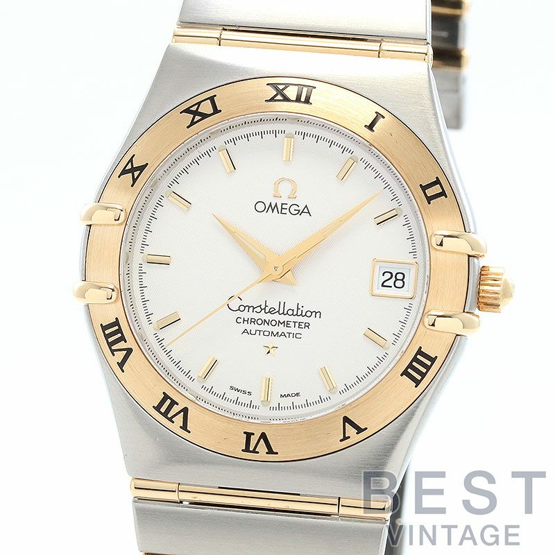 【仮】オメガ【OMEGA】コンステレーション'95オートマティッククロノメーター1202.30.00メンズシルバーK18イエローゴールド/ステンレススティール腕時計時計CONSTELLATION’95AUTOMATICCHRONOMETERSILVERK18YG/SS【中古】