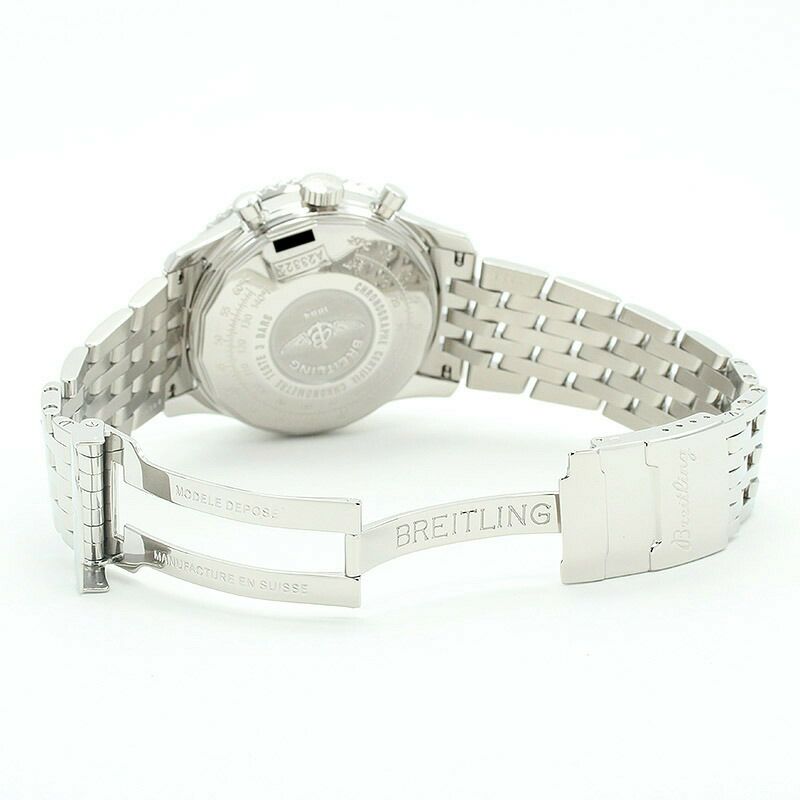 【仮】ブライトリング【BREITLING】ナビタイマーA23322(A232B37NP)メンズブラックステンレススティール腕時計時計NAVITIMERBLACKSS【中古】