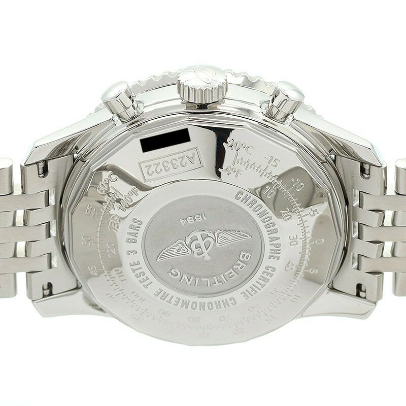 【仮】ブライトリング【BREITLING】ナビタイマーA23322(A232B37NP)メンズブラックステンレススティール腕時計時計NAVITIMERBLACKSS【中古】