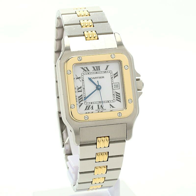 中古】CARTIER SANTOS CARREE LARGE MODEL / SANTOS GALBEE LARGE  