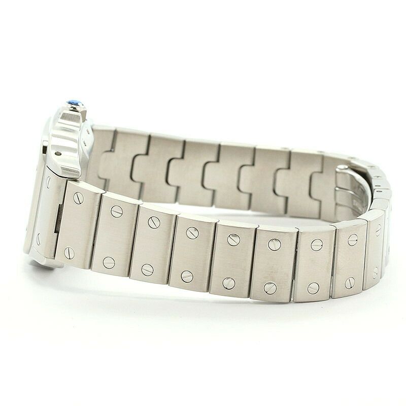 【仮】カルティエ【CARTIER】サントスガルベSM20044D6レディースシルバーステンレススティール腕時計時計SANTOSGALBEESMALLMODELSILVERSS【中古】