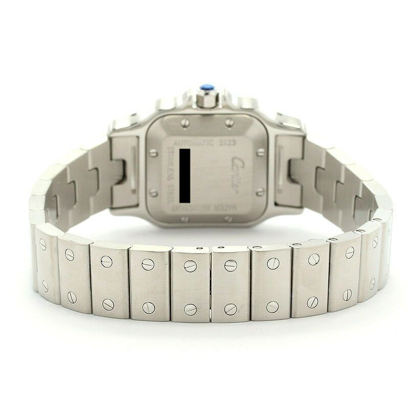【仮】カルティエ【CARTIER】サントスガルベSM20044D6レディースシルバーステンレススティール腕時計時計SANTOSGALBEESMALLMODELSILVERSS【中古】