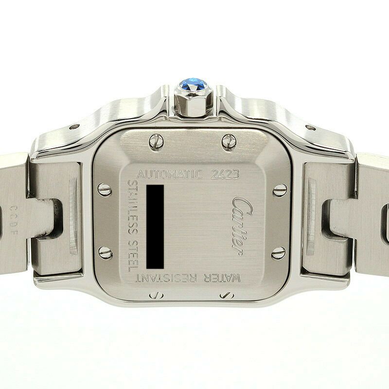 【仮】カルティエ【CARTIER】サントスガルベSM20044D6レディースシルバーステンレススティール腕時計時計SANTOSGALBEESMALLMODELSILVERSS【中古】