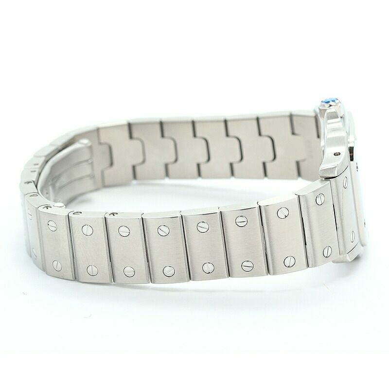 【仮】カルティエ【CARTIER】サントスドゥカルティエガルベウォッチSM/サントスガルベSMW20056D6レディースシルバーステンレススティール腕時計時計SANTOSDECARTIERGALBEEWATCHSMALLMODELSILVERSS【中古】