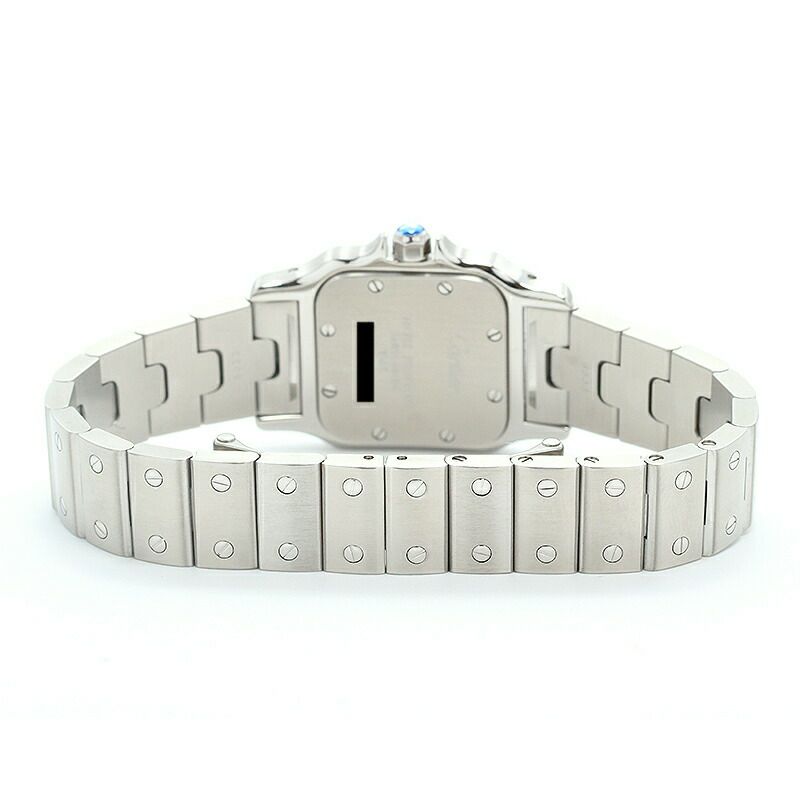 【仮】カルティエ【CARTIER】サントスドゥカルティエガルベウォッチSM/サントスガルベSMW20056D6レディースシルバーステンレススティール腕時計時計SANTOSDECARTIERGALBEEWATCHSMALLMODELSILVERSS【中古】