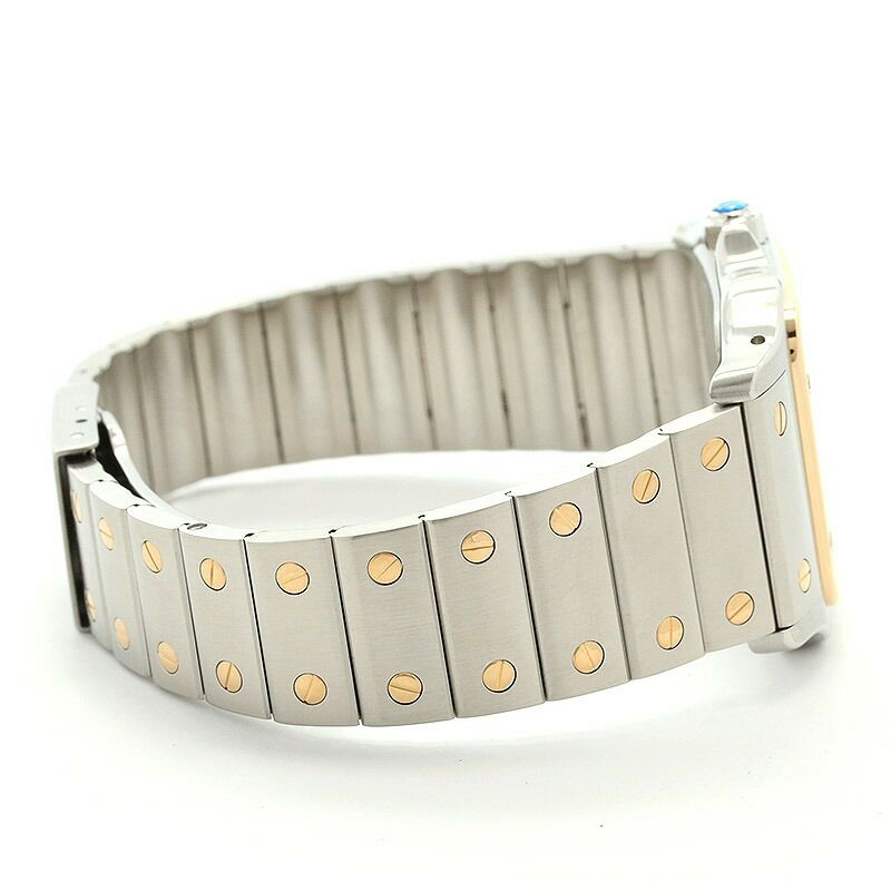 カルティエ CARTIER W20058C4 サントスガルベLM YGコンビ 自動巻き  