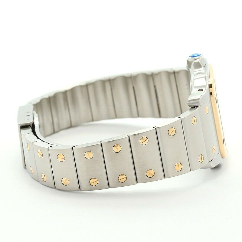 【中古】CARTIER  SANTOS DE CARTIER GALBEE WATCH SMALL MODEL  カルティエ サントスガルベSM W20022C4