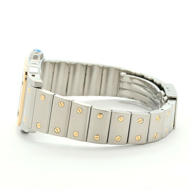 【中古】CARTIER  SANTOS DE CARTIER GALBEE WATCH SMALL MODEL  カルティエ サントスガルベSM W20022C4