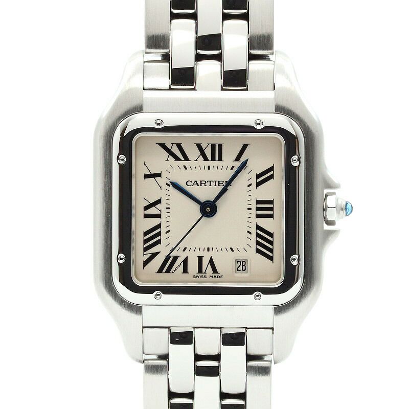 【仮】カルティエ【CARTIER】パンテールクラシック＆フィガロウォッチMM/パンテールMMW25054P5ボーイズシルバーステンレススティール腕時計時計PANTHERECLASSIQUEETFIGAROWATCHMEDIUMMODELSILVERSS【中古】